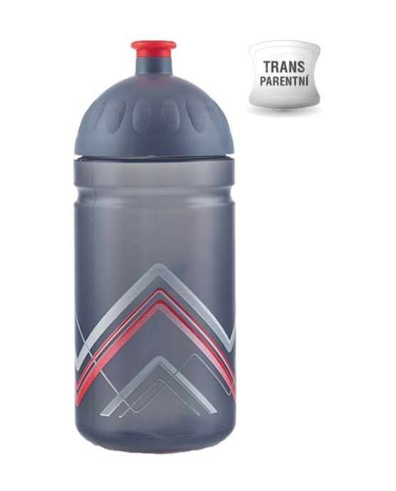 Zdravá lahev BIKE Hory červená 0,5l